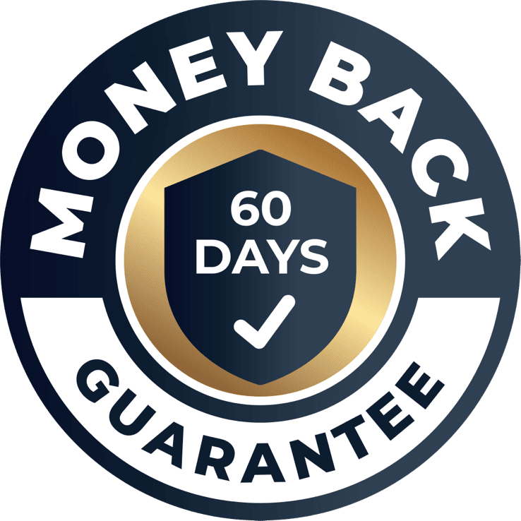 LipoTrine 60 day money back guarantee badge
